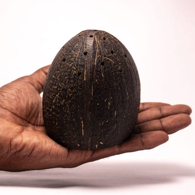 Coconut Shell Dhoop Holder | Natural Handmade Incense Holder – Home Decor on Brown Living™. SKU: EGDH01. Img 3.