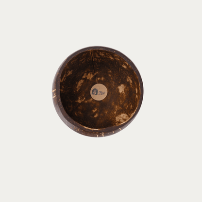 Coconut Shell Handcrafted Serving Bowl | 450–500ml | Set of 2 – Plates & Bowls by OIKO available on Brown Living™. . SKU: COBWP2. Img 4.
