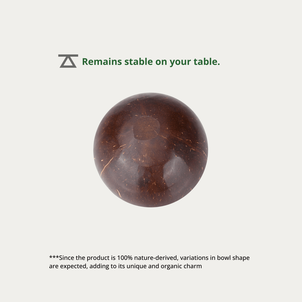 Coconut Shell Handcrafted Serving Bowl | 450–500ml | Set of 2 – Plates & Bowls by OIKO available on Brown Living™. . SKU: COBWP2. Img 5.
