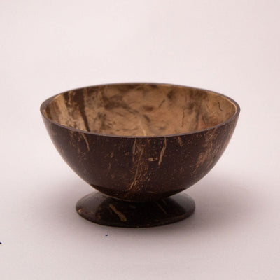 Coconut Shell Incense Holder – Handmade, Eco - Friendly & Natural Decor – Candles & Fragrances on Brown Living™. SKU: EGH03. Img 2.