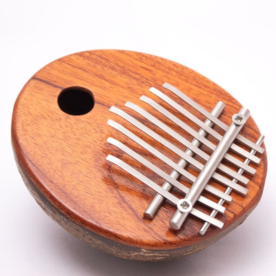Coconut Shell Kalimba –Thumb Piano, Eco - Friendly Musical Instrument – Musical Instruments on Brown Living™. SKU: EGP01. Img 5.