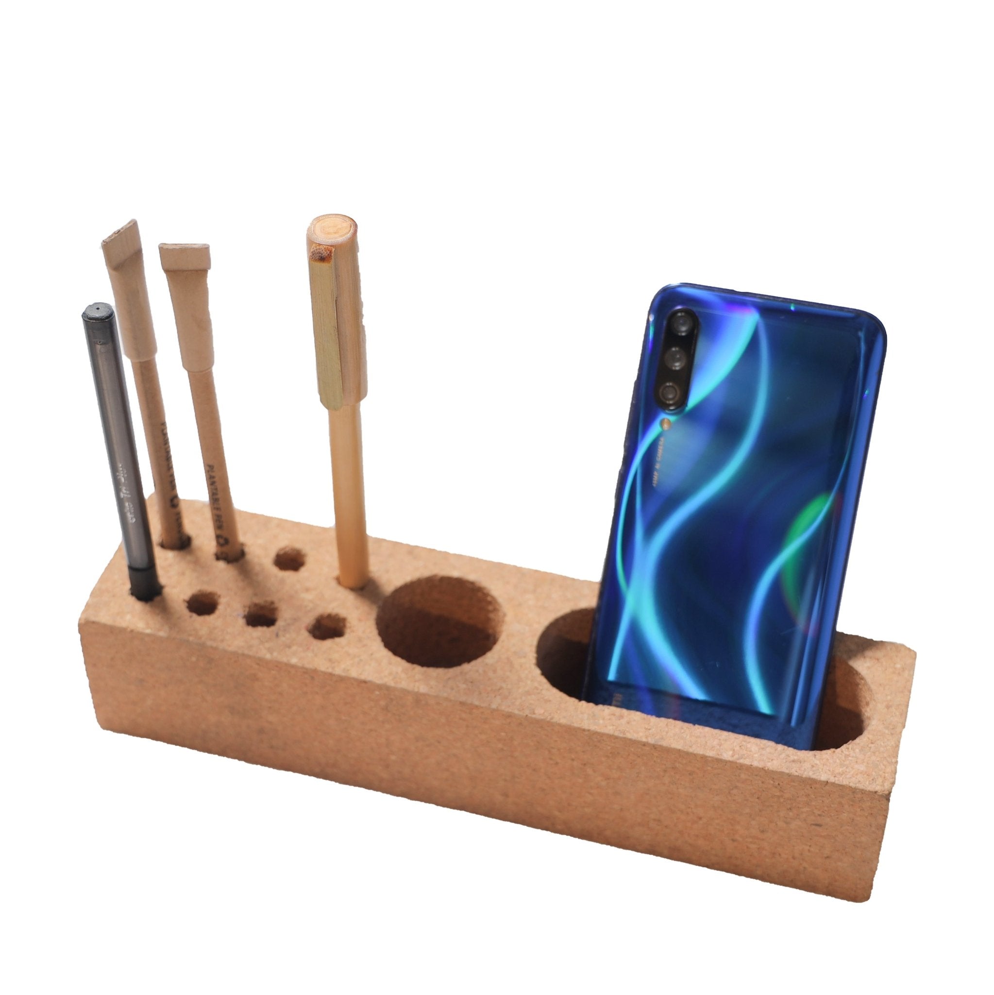 Coconut Shell Pen stand – Desk Organizers on Brown Living™. SKU: OECPSa. Img 5.