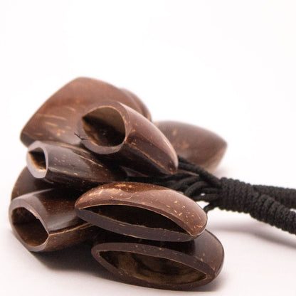 Coconut Shell Sea Rattle – Handcrafted Natural Musical Toy – Baby Rattles on Brown Living™. SKU: EGR05. Img 3.