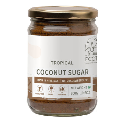 Coconut Sugar- 300g | Blossom Sugar | Natural Sweetener – Cooking & Baking Supplies on Brown Living™. SKU: ECOTYL00008. Img 5.