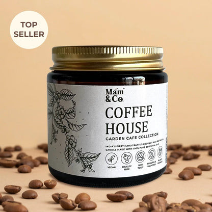 Coffee House - 100% Coconut Wax Botanical Candle | Verified Sustainable by Brown Living™