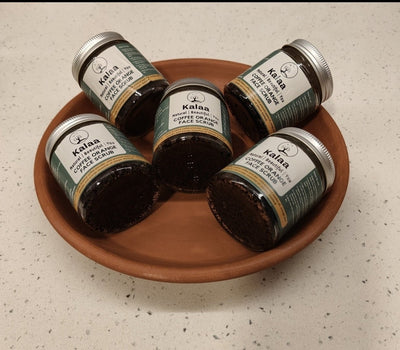 Coffee Orange Face Scrub And Face Pack Brightening Skin Care – Face Pack on Brown Living™. SKU: CFFCSC. Img 2.