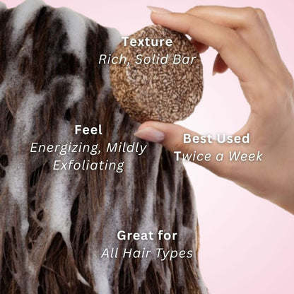 Coffee Shampoo Bar for Scalp Cleansing & Volume | 55g – Hair Shampoo by Kaura available on Brown Living™. . SKU: KI313. Img 7.