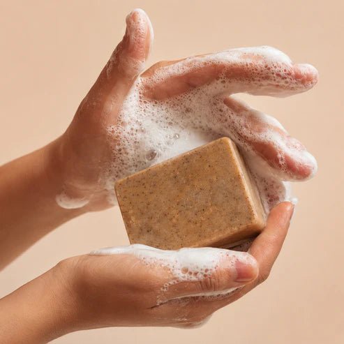 Coffee Soap Bar- 110g – Body Soap on Brown Living™. SKU: CB-01. Img 2.