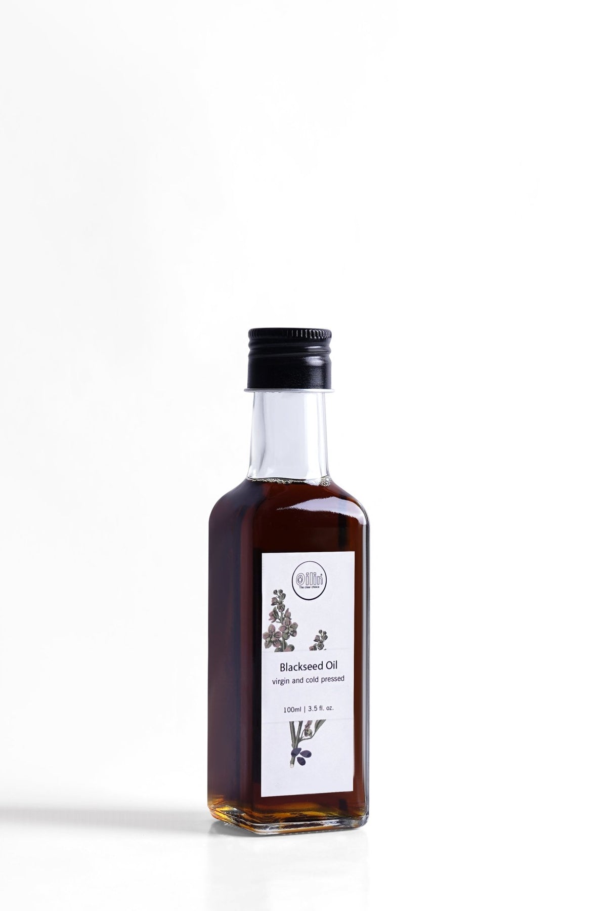 Cold Pressed Virgin Blackseed Oil for Food, Skin & Hair – Cooking Oils on Brown Living™. SKU: VBO100. Img 1.