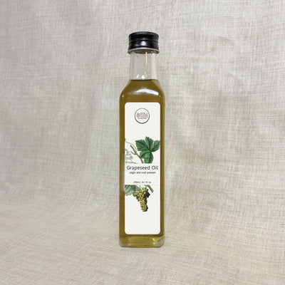 Cold Pressed Virgin Grapeseed Oil | Cooking & Personal Care – Cooking Oils on Brown Living™. SKU: VGO250. Img 4.