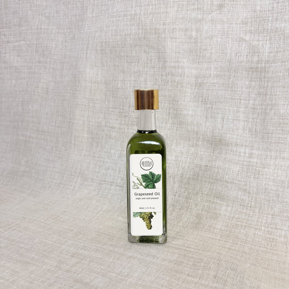 Cold Pressed Virgin Grapeseed Oil | Cooking & Personal Care – Cooking Oils on Brown Living™. SKU: VGO60. Img 3.