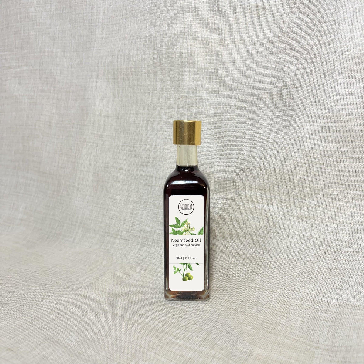 Cold Pressed Virgin Neem Seed Oil for Skin & Hair – Body Oil on Brown Living™. SKU: VNO60. Img 4.