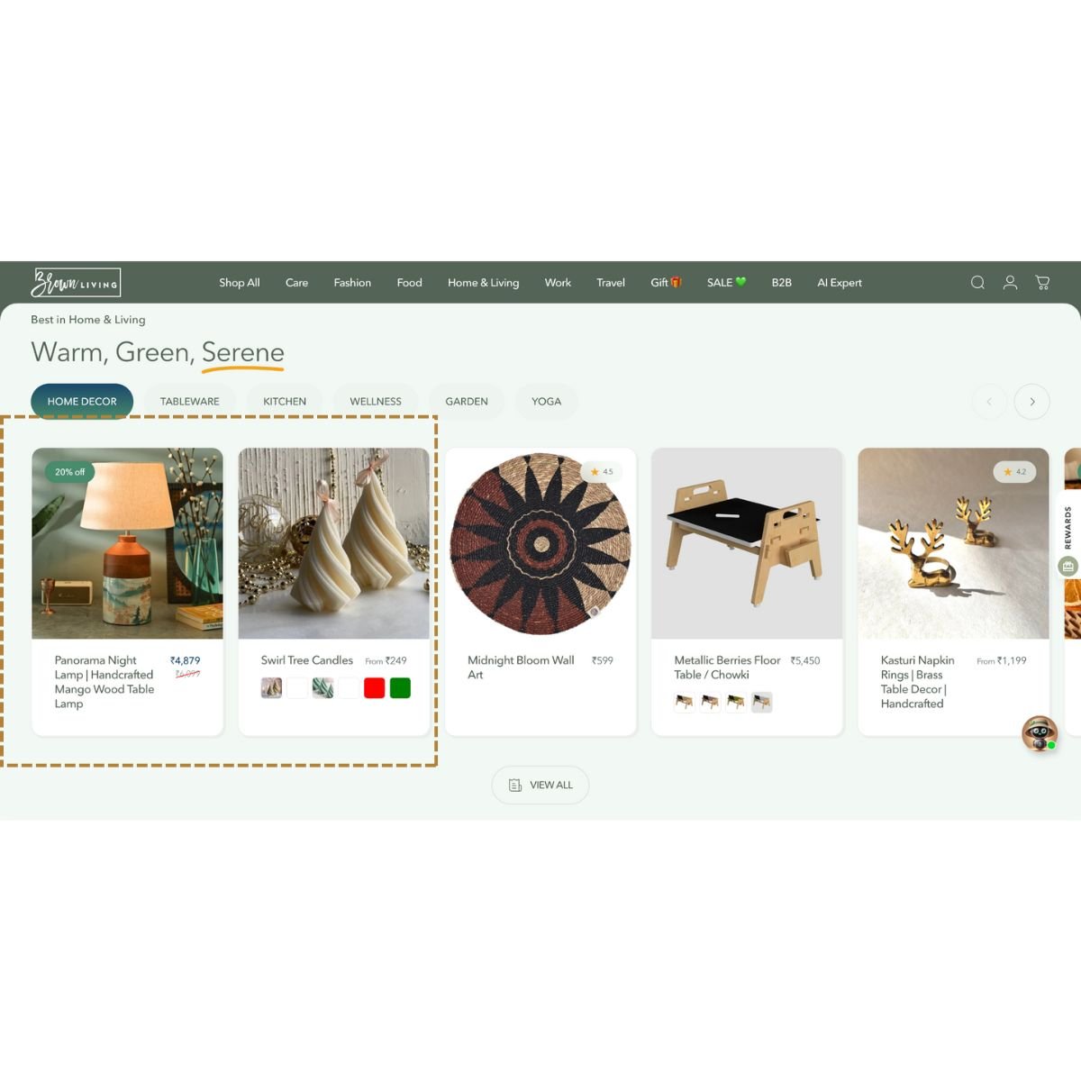 Collection Carousel 2 - 1st & 2nd Position – Website Promotion Services on Brown Living™. SKU: BLCFG_CC2_12. Img 1.
