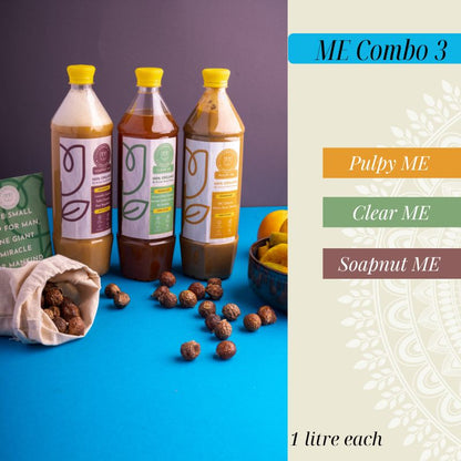 Combo Pack of 5 Bio Enzymes | Multipurpose Cleaner | 250 ml each – Cleaning Products on Brown Living™. SKU: MECmb3. Img 1.