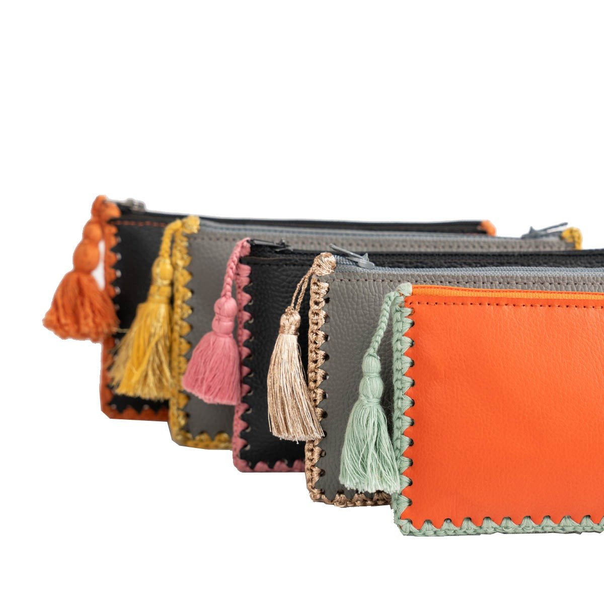 Compact Eco Pouch – Handcrafted from Upcycled Materials | Verified Sustainable by Brown Living™