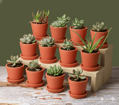 Cone Planter Small – 4 Inch | Indoor & Outdoor Plant Pot | Decorative – Home & Garden on Brown Living™. SKU: PL7-10. Img 32.