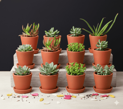 Cone Planter Small – 4 Inch | Indoor & Outdoor Plant Pot | Decorative – Home & Garden on Brown Living™. SKU: PL7-12. Img 35.