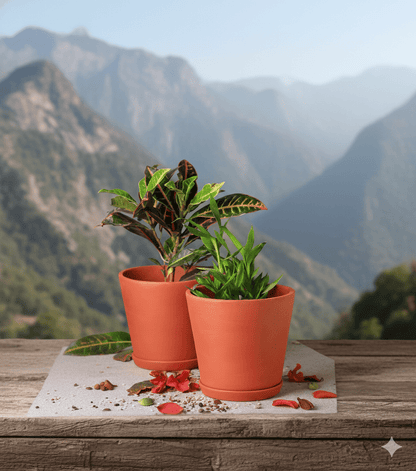 Cone Planter Small – 4 Inch | Indoor & Outdoor Plant Pot | Decorative – Home & Garden on Brown Living™. SKU: PL7-2A. Img 40.