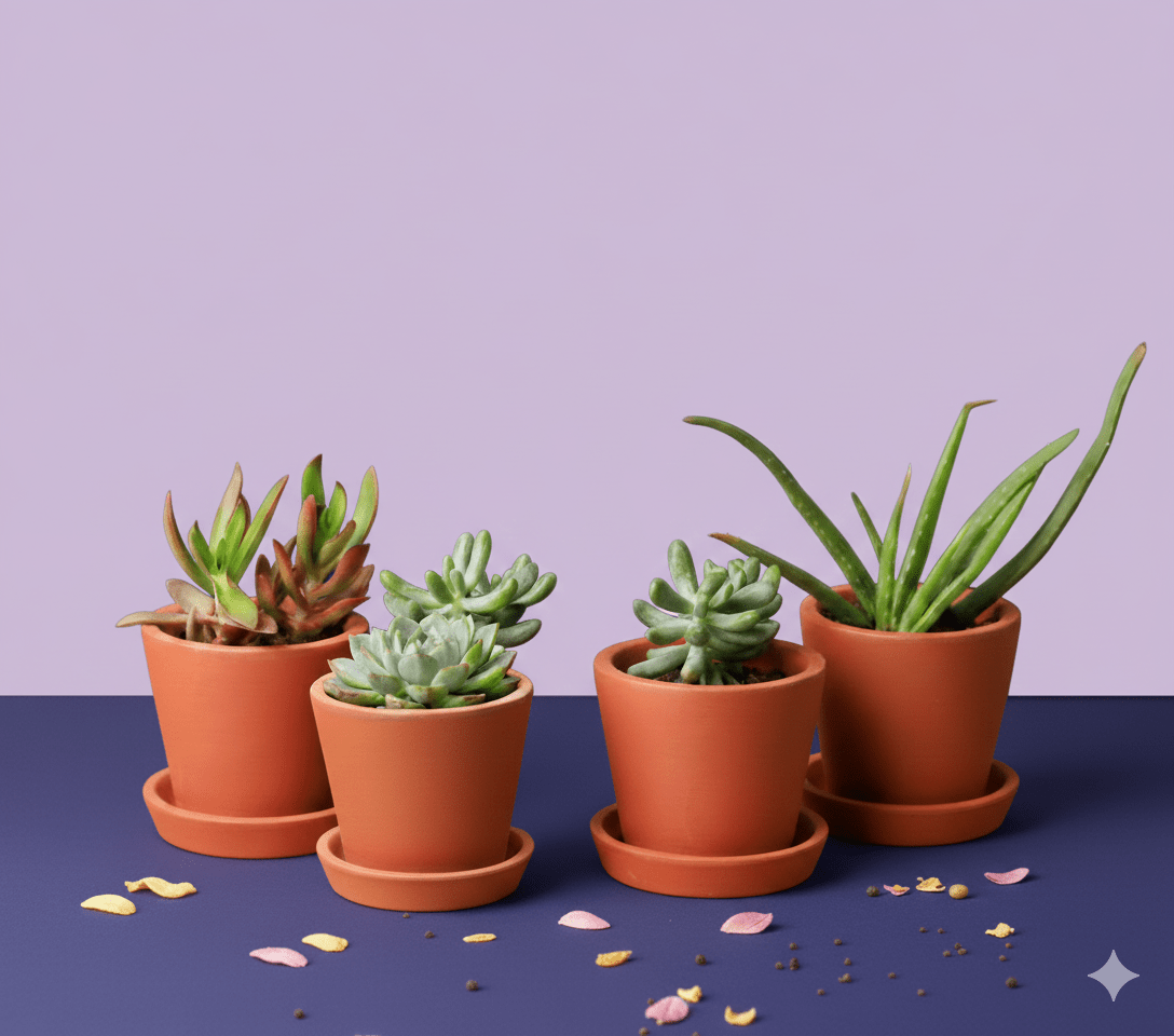 Cone Planter Small – 4 Inch | Indoor & Outdoor Plant Pot | Decorative – Home & Garden on Brown Living™. SKU: PL7-4. Img 2.