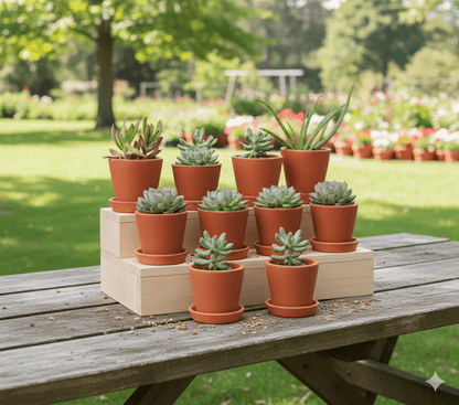 Cone Planter Small – 4 Inch | Indoor & Outdoor Plant Pot | Decorative – Home & Garden on Brown Living™. SKU: PL7-6. Img 29.