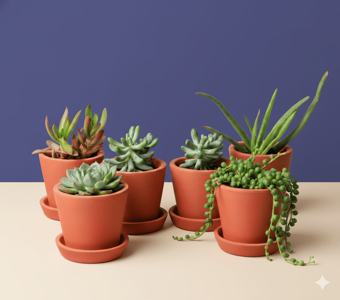 Cone Planter Small – 4 Inch | Indoor & Outdoor Plant Pot | Decorative – Home & Garden on Brown Living™. SKU: PL7-8. Img 9.