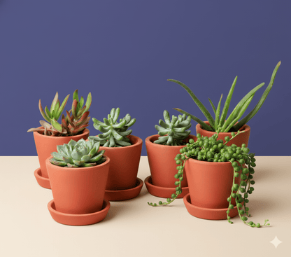 Cone Planter Small – 4 Inch | Indoor & Outdoor Plant Pot | Decorative – Home & Garden on Brown Living™. SKU: PL7-8. Img 9.