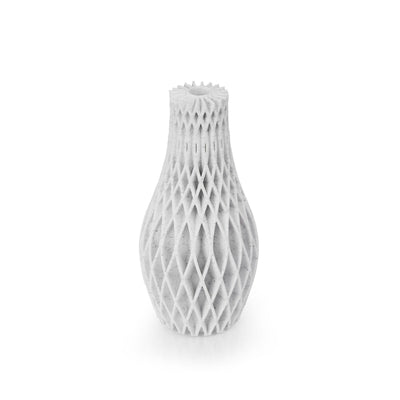 Converge Plant - Based Marble White Vase – Home Decor on Brown Living™. SKU: CONVEDPLMWA014. Img 3.