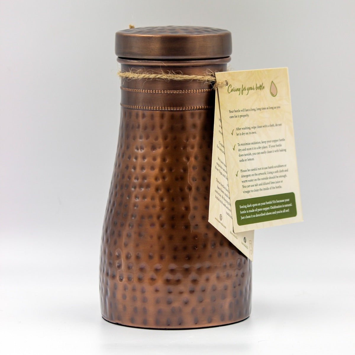 Copper Bedroom Jar | Verified Sustainable by Brown Living™