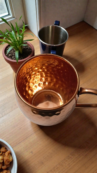 Copper Mug (Moscow Mule) – Mugs on Brown Living™. SKU: OEP001. Img 6.