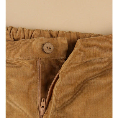 Corduroy Joggers | Soft Corduroy Pants for Kids | Jogger Style – Kids Daywear Sets on Brown Living™. SKU: MCBL106BG. Img 6.