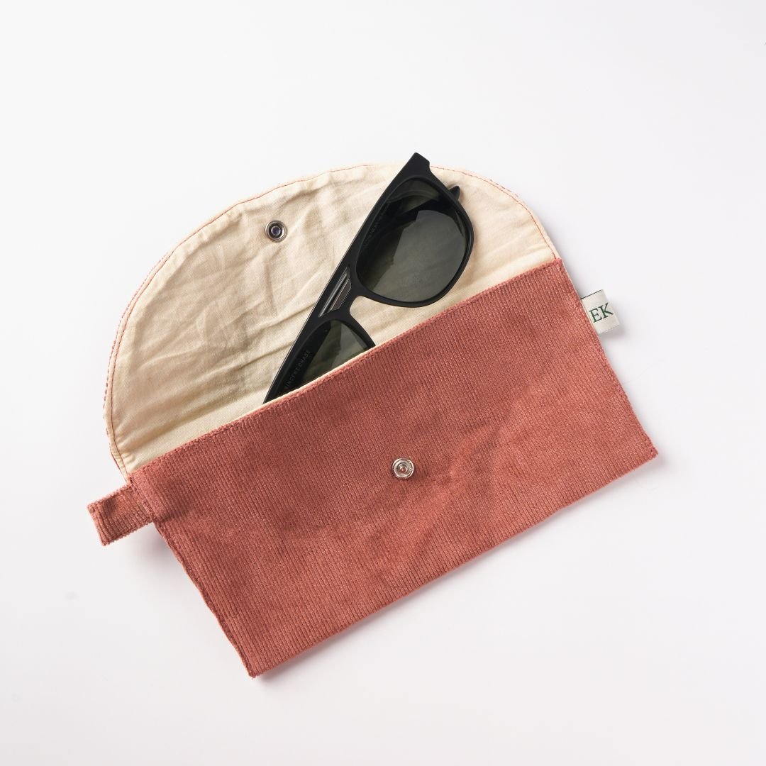 Corduroy Sunglasses Cover | Organic Cotton | Verified Sustainable by Brown Living™