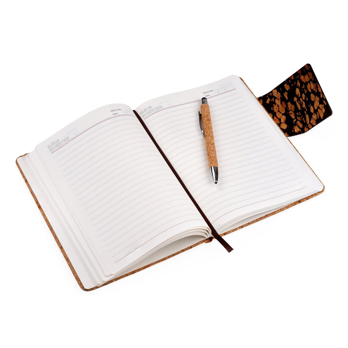 Cork A5 Diary And Pen Gift Set – Gift by The Cork Studio available on Brown Living™. . SKU: TCS - 17. Img 2.