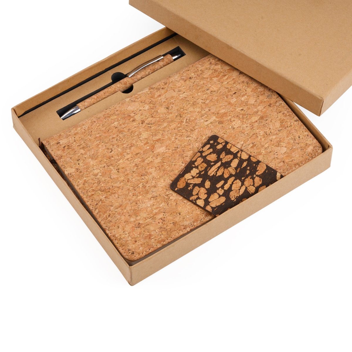 Cork A5 Diary And Pen Gift Set – Gift by The Cork Studio available on Brown Living™. . SKU: TCS - 17. Img 1.