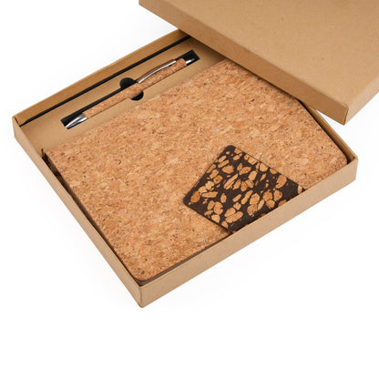 Cork A5 Diary And Pen Gift Set – Gift by The Cork Studio available on Brown Living™. . SKU: TCS - 17. Img 1.