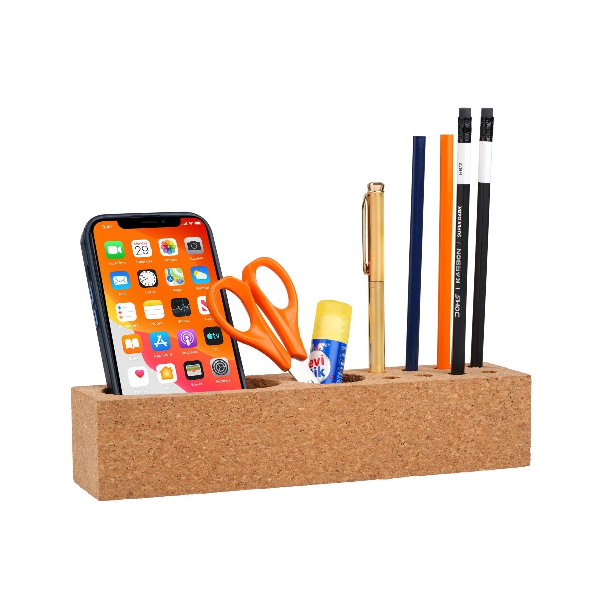 Cork Brick Desk Organizer – Desk Organizers by The Cork Studio available on Brown Living™. . SKU: TCS - 14. Img 2.