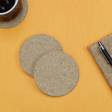 Cork Coasters (Set of 4) | Verified Sustainable by Brown Living™