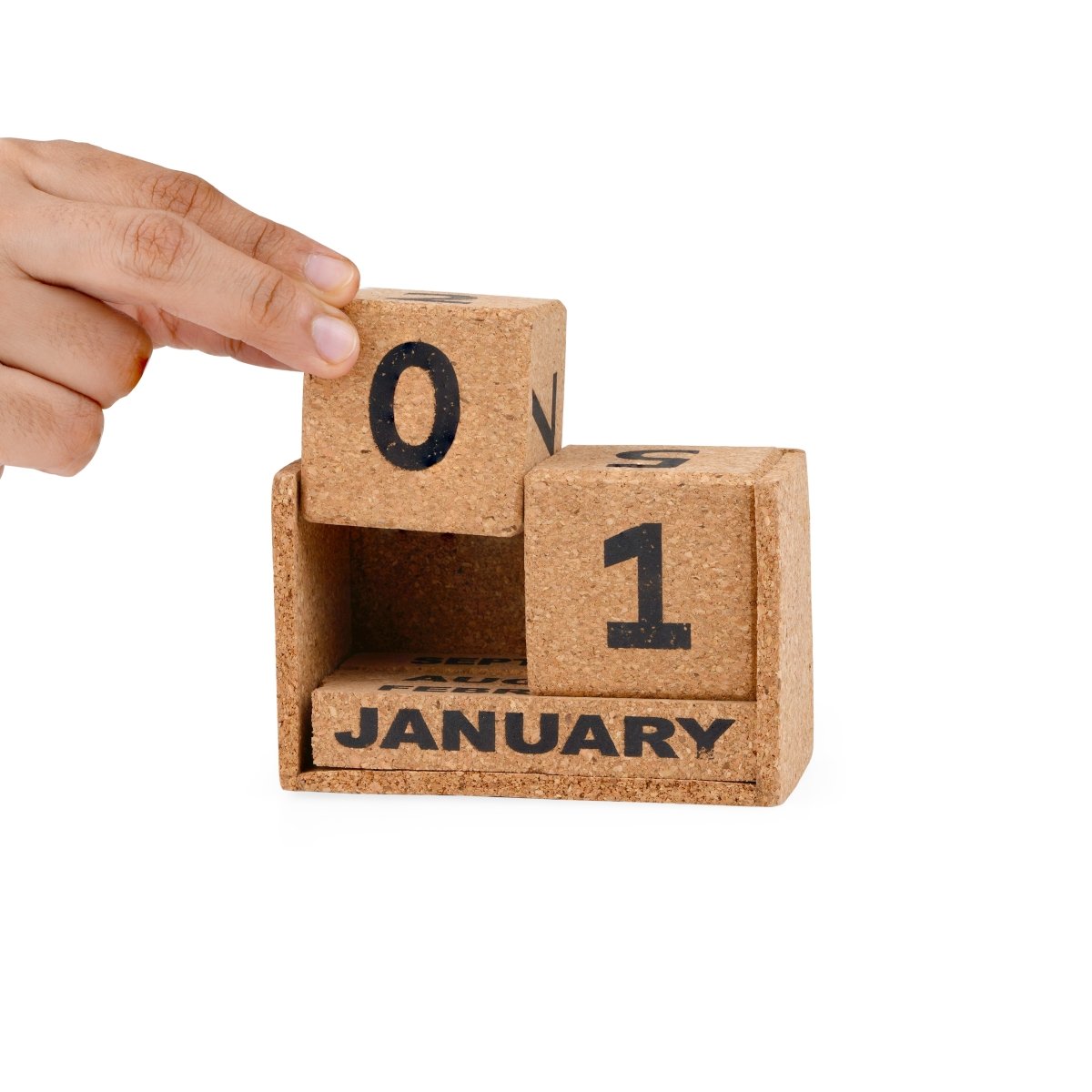 Cork Perpetual Calendar – Calendars by The Cork Studio available on Brown Living™. . SKU: TCS - 11. Img 2.