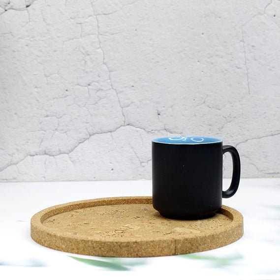 Cork Round Serving Tray | Verified Sustainable by Brown Living™