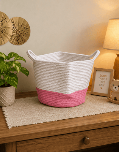 Cotton Cove Laundry Basket | Multipurpose Organizer – Laundry Baskets on Brown Living™. SKU: OEP949. Img 3.