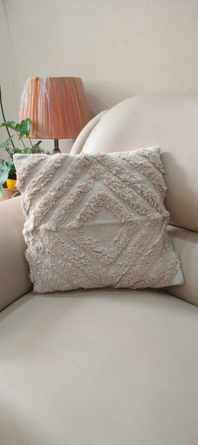Cotton Cushion Covers Soft Decorative Pillow Covers – Home Decor on Brown Living™. SKU: OEP314b. Img 2.