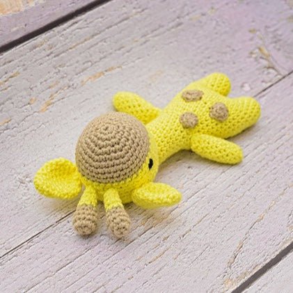 Cotton Giraffee Handcrafted Crochet Soft Toy | Verified Sustainable by Brown Living™