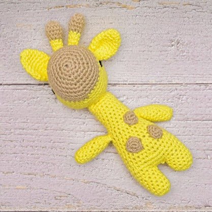 Cotton Giraffee Handcrafted Crochet Soft Toy | Verified Sustainable by Brown Living™