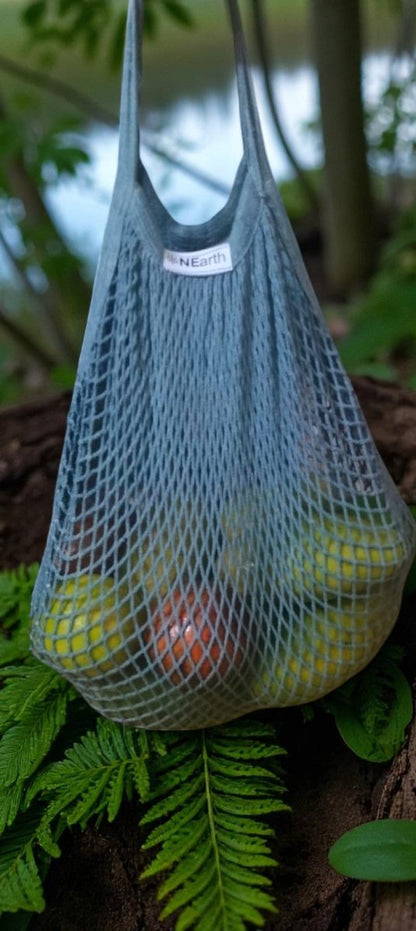 Cotton Refrigerator Mesh Bags - Set of 3 – Fridge Vegetable Bags by ONEarth available on Brown Living™. 2 shoulder bag orange. SKU: OEP916. Img 32.