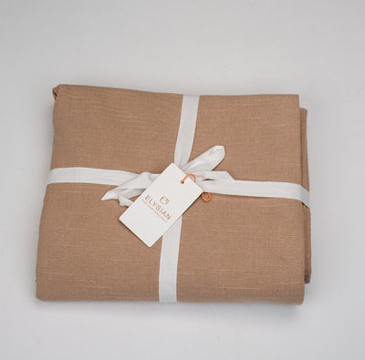 Cotton Slub Curtains | Textured Minimal Drapes for Modern – Curtains & Drapes on Brown Living™. SKU: EE-CS-01. Img 2.
