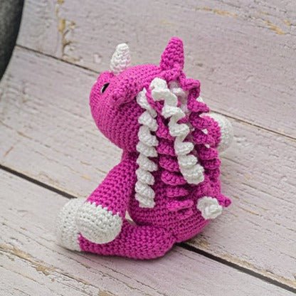 Cotton Unicorn Handcrafted Crochet Soft Toy | Verified Sustainable by Brown Living™