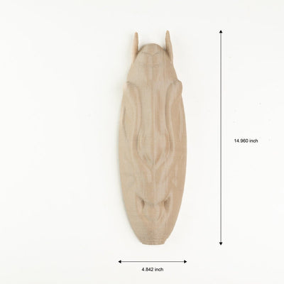 Cougar Vizard Plant - Based Light Wood Wall Decor – Home Decor on Brown Living™. SKU: COVIEDPLLWA048. Img 4.
