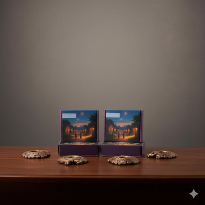 Couple Peacock T - Light Diya Set – Festive Decor – Home Decor on Brown Living™. SKU: D41. Img 9.