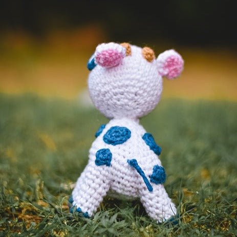 Cow Handcrafted Crochet Soft Toy | Verified Sustainable by Brown Living™