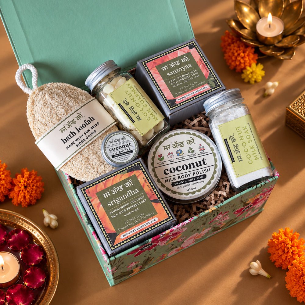 Cozy Floral Ritual Gift Bundle Box | Zero waste | Festive | Hamper – Gift Giving on Brown Living™. SKU: NEW03. Img 18.