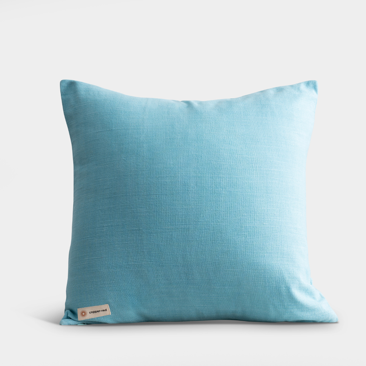 Corsica Powder Blue Cotton Cushion Cover